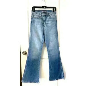 NWT Joes Jeans EDO High Rise Wide Leg Size 27 LONG 33.5" Inseam Light Blue wash